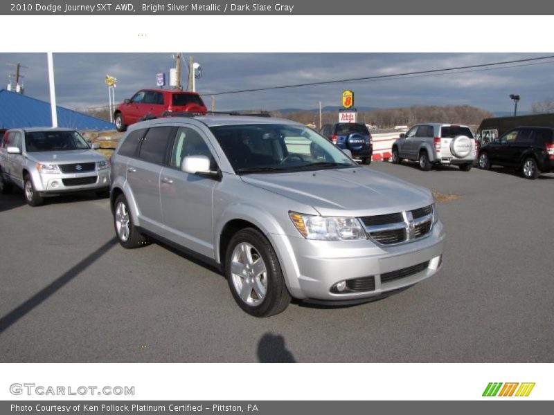 Bright Silver Metallic / Dark Slate Gray 2010 Dodge Journey SXT AWD
