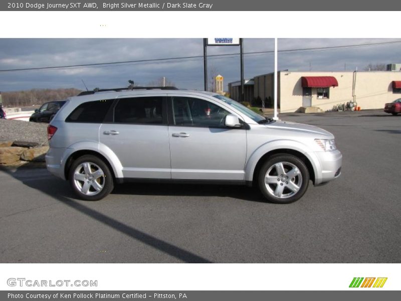 Bright Silver Metallic / Dark Slate Gray 2010 Dodge Journey SXT AWD