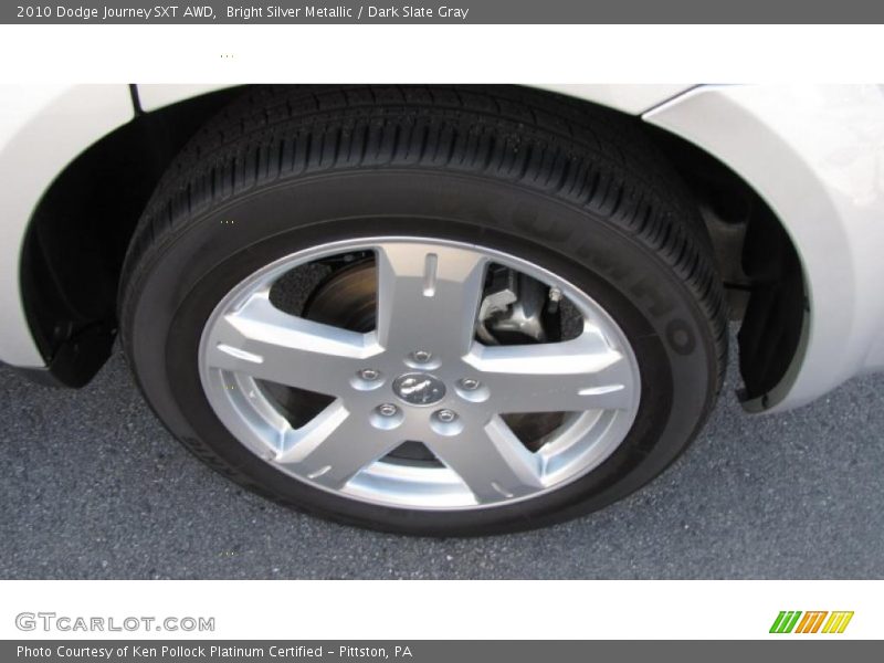 Bright Silver Metallic / Dark Slate Gray 2010 Dodge Journey SXT AWD