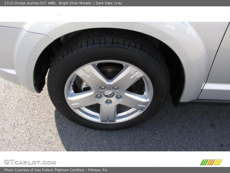 Bright Silver Metallic / Dark Slate Gray 2010 Dodge Journey SXT AWD