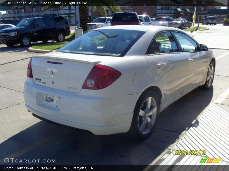 Black / Light Taupe 2007 Pontiac G6 GTP Sedan