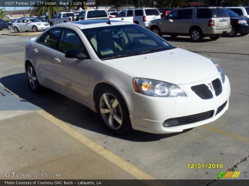 Black / Light Taupe 2007 Pontiac G6 GTP Sedan
