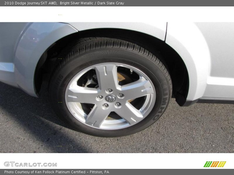 Bright Silver Metallic / Dark Slate Gray 2010 Dodge Journey SXT AWD