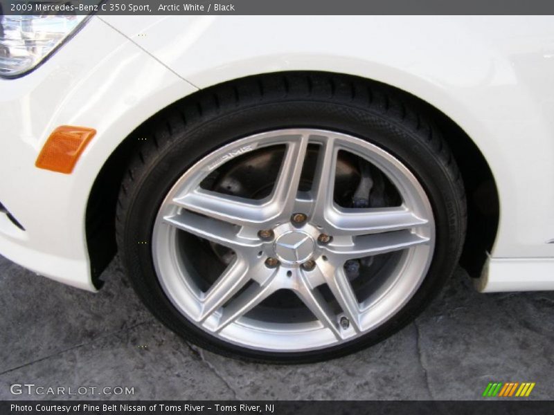 Arctic White / Black 2009 Mercedes-Benz C 350 Sport