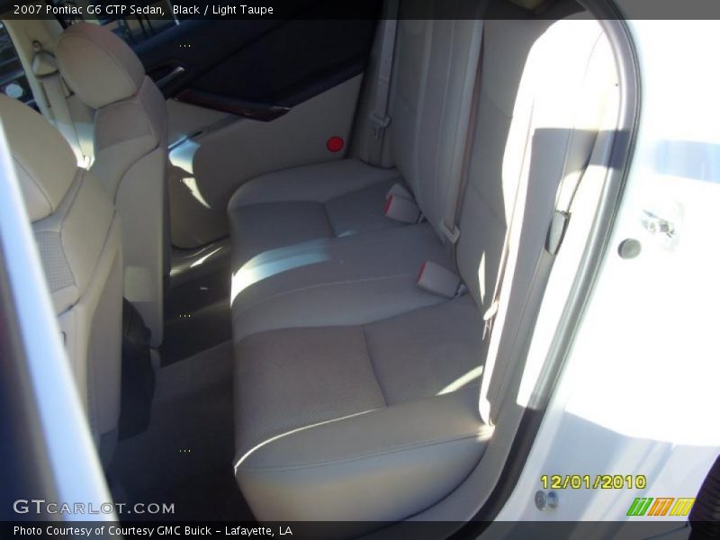 Black / Light Taupe 2007 Pontiac G6 GTP Sedan
