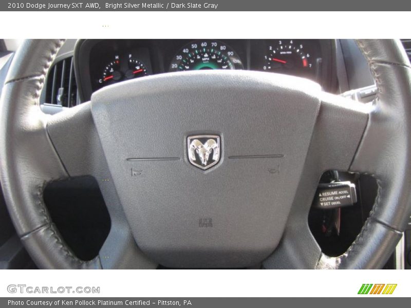Bright Silver Metallic / Dark Slate Gray 2010 Dodge Journey SXT AWD