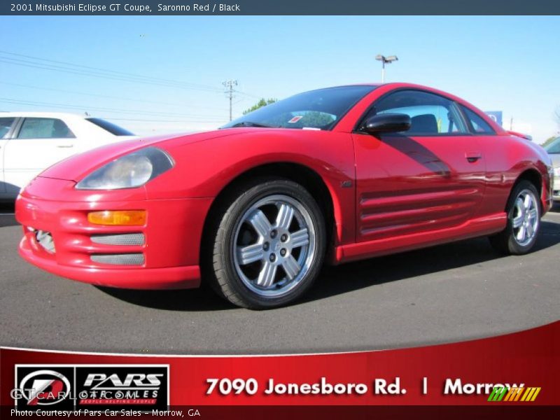 Saronno Red / Black 2001 Mitsubishi Eclipse GT Coupe