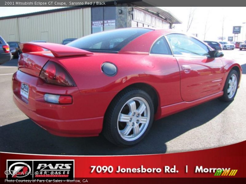 Saronno Red / Black 2001 Mitsubishi Eclipse GT Coupe