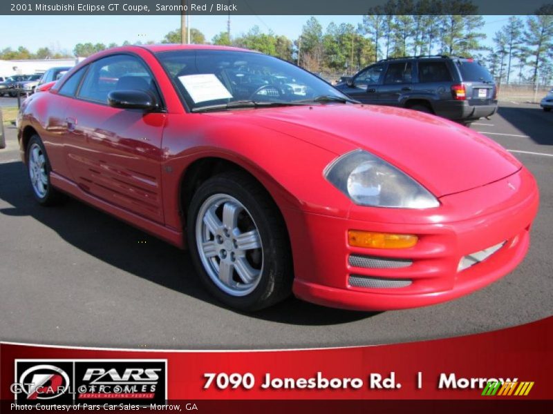 Saronno Red / Black 2001 Mitsubishi Eclipse GT Coupe