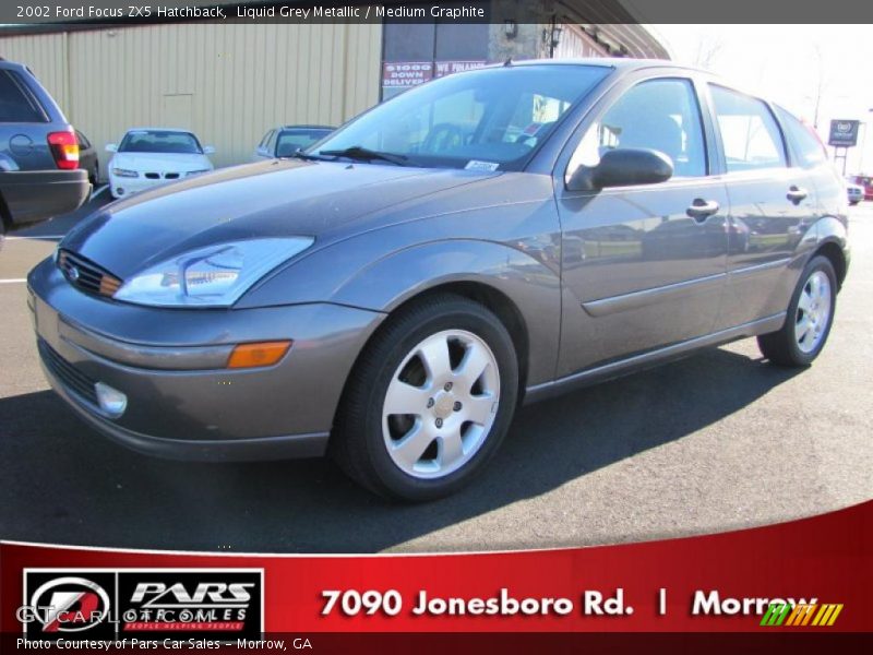 Liquid Grey Metallic / Medium Graphite 2002 Ford Focus ZX5 Hatchback