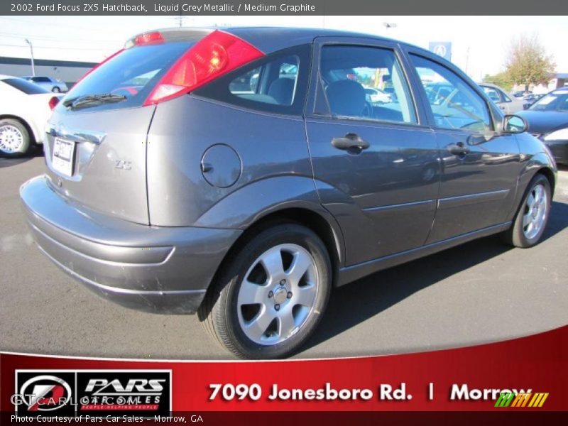 Liquid Grey Metallic / Medium Graphite 2002 Ford Focus ZX5 Hatchback