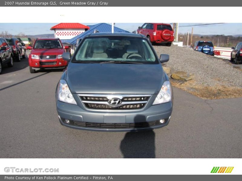 Green Meadow Gray / Gray 2007 Hyundai Entourage GLS
