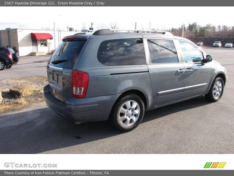 Green Meadow Gray / Gray 2007 Hyundai Entourage GLS