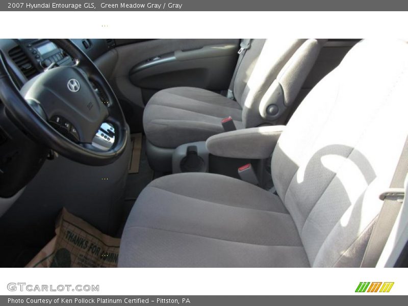 Green Meadow Gray / Gray 2007 Hyundai Entourage GLS