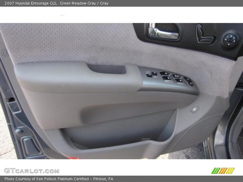Green Meadow Gray / Gray 2007 Hyundai Entourage GLS
