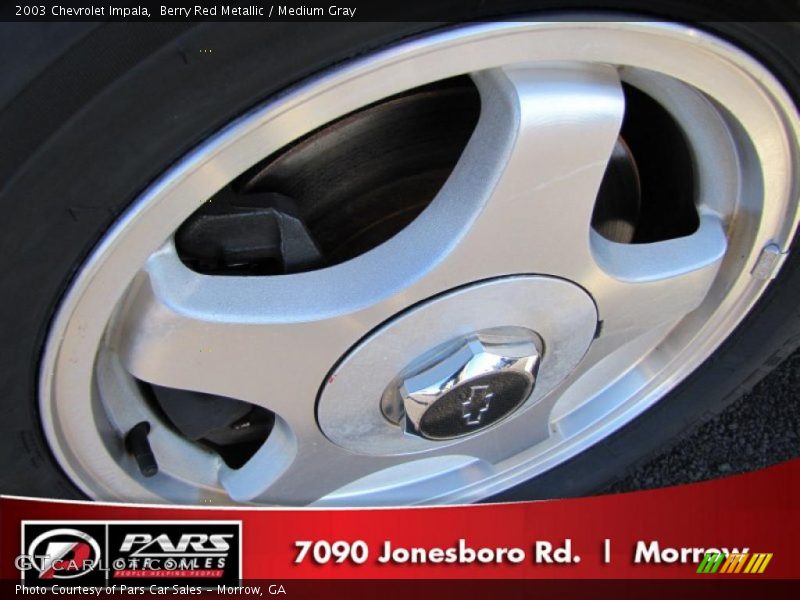 Berry Red Metallic / Medium Gray 2003 Chevrolet Impala