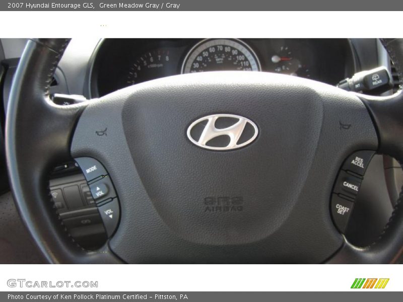 Green Meadow Gray / Gray 2007 Hyundai Entourage GLS