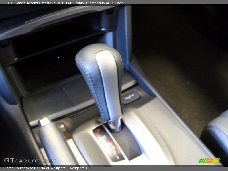 White Diamond Pearl / Black 2010 Honda Accord Crosstour EX-L 4WD