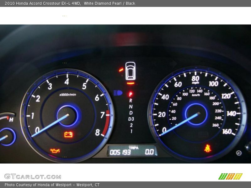  2010 Accord Crosstour EX-L 4WD Crosstour EX-L 4WD Gauges