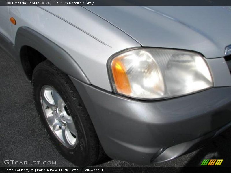 Platinum Metallic / Gray 2001 Mazda Tribute LX V6