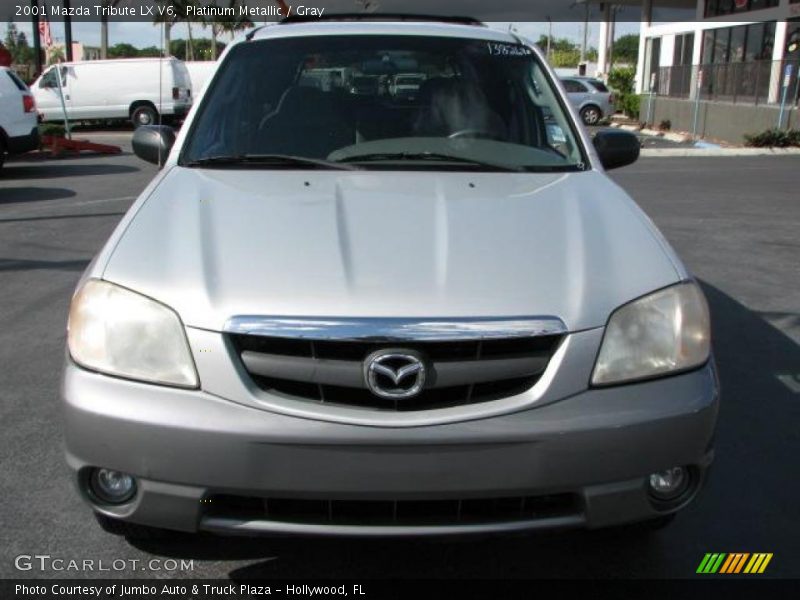 Platinum Metallic / Gray 2001 Mazda Tribute LX V6