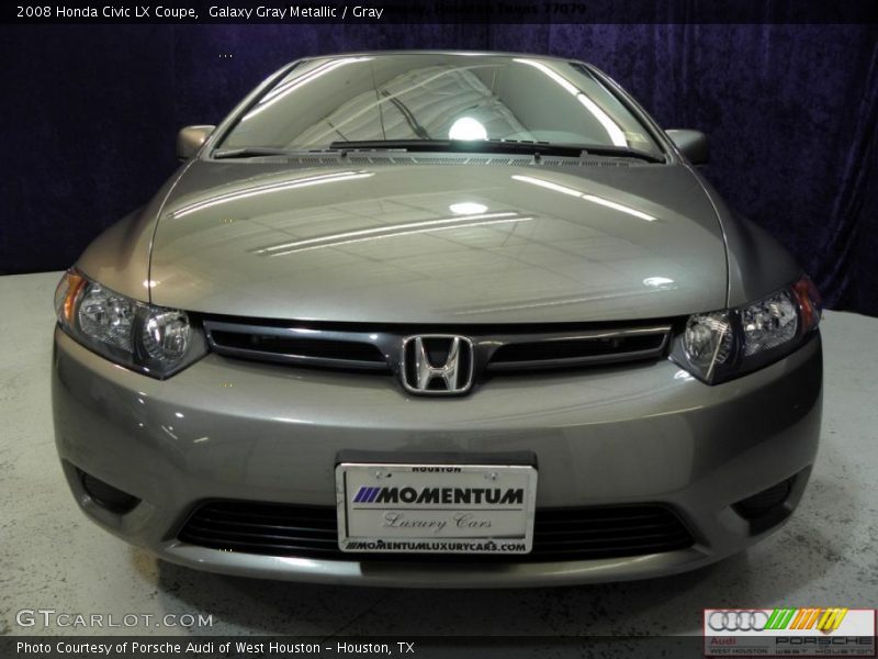 Galaxy Gray Metallic / Gray 2008 Honda Civic LX Coupe