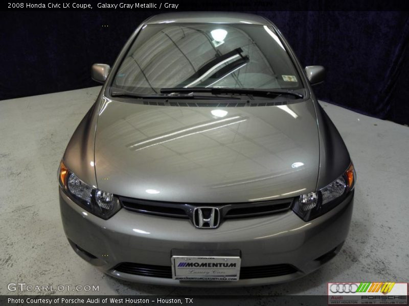 Galaxy Gray Metallic / Gray 2008 Honda Civic LX Coupe