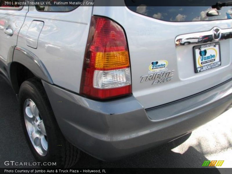 Platinum Metallic / Gray 2001 Mazda Tribute LX V6