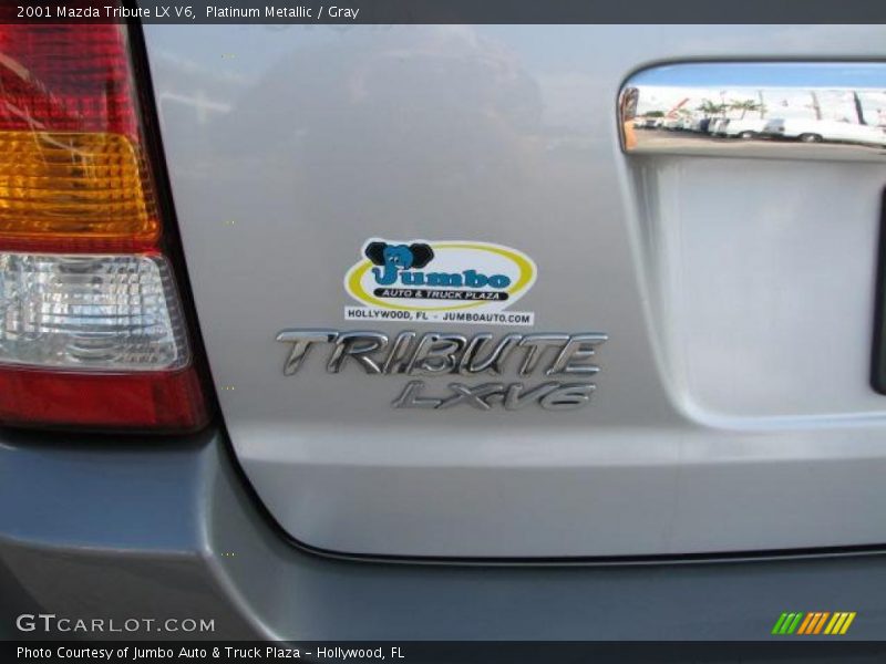 Platinum Metallic / Gray 2001 Mazda Tribute LX V6