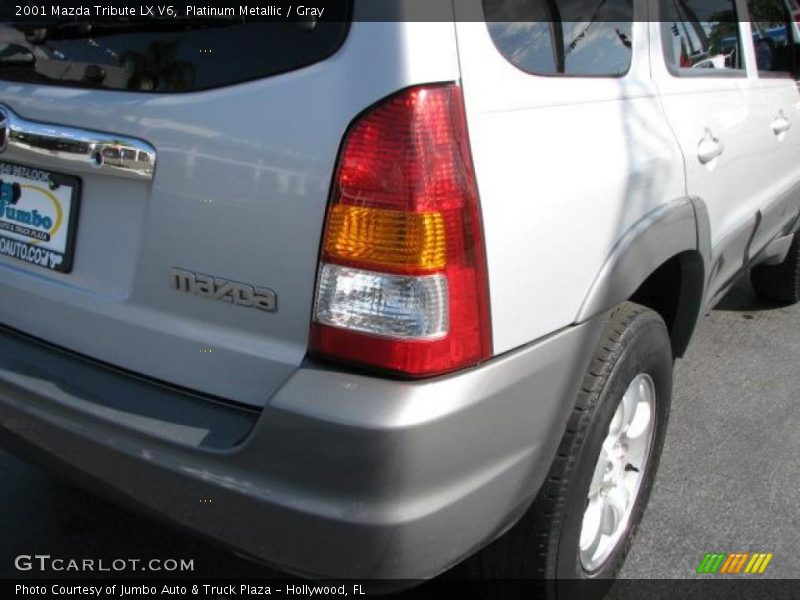 Platinum Metallic / Gray 2001 Mazda Tribute LX V6