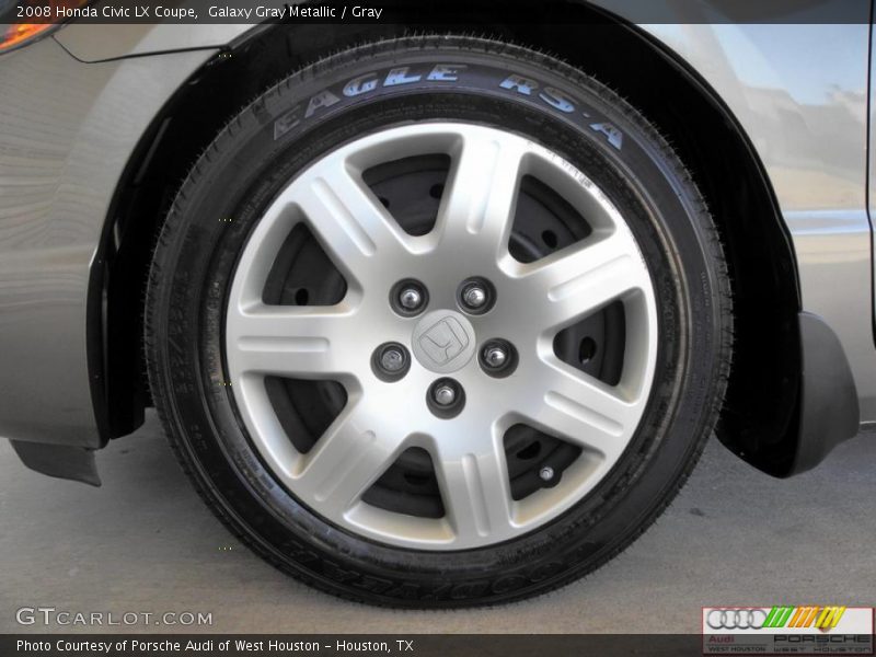 Galaxy Gray Metallic / Gray 2008 Honda Civic LX Coupe