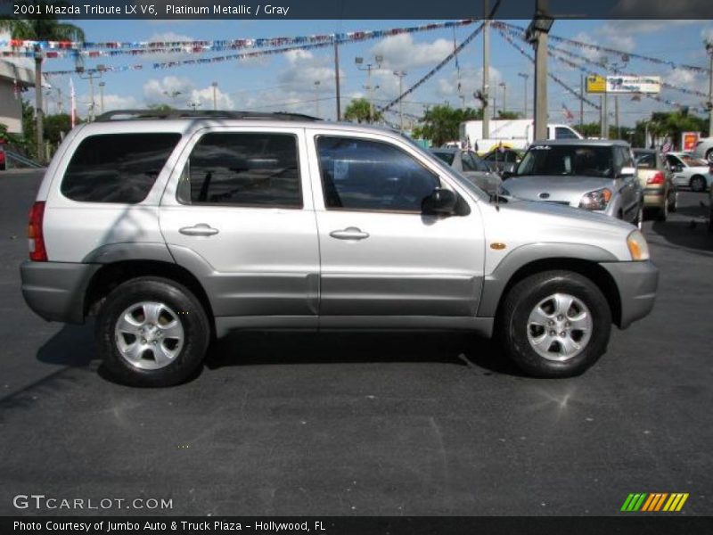 Platinum Metallic / Gray 2001 Mazda Tribute LX V6
