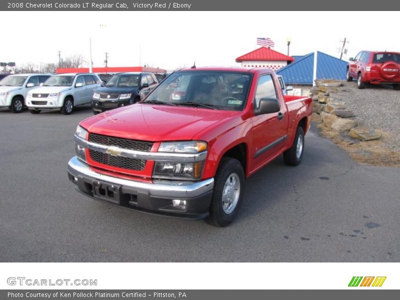 Victory Red / Ebony 2008 Chevrolet Colorado LT Regular Cab