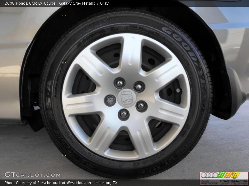 Galaxy Gray Metallic / Gray 2008 Honda Civic LX Coupe