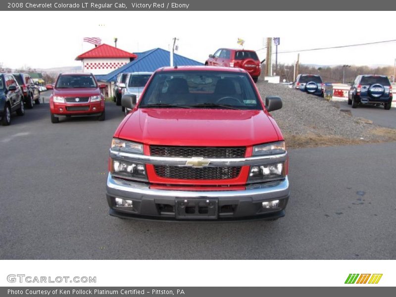 Victory Red / Ebony 2008 Chevrolet Colorado LT Regular Cab