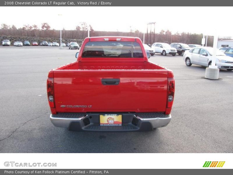 Victory Red / Ebony 2008 Chevrolet Colorado LT Regular Cab