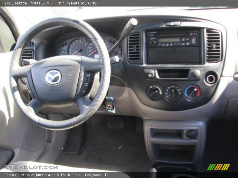 Platinum Metallic / Gray 2001 Mazda Tribute LX V6