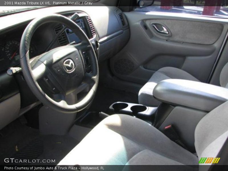 Platinum Metallic / Gray 2001 Mazda Tribute LX V6
