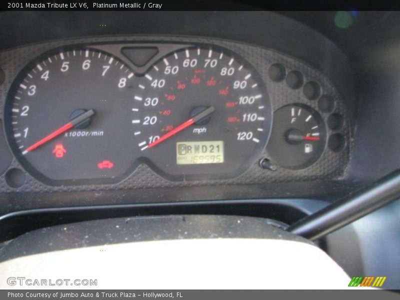 Platinum Metallic / Gray 2001 Mazda Tribute LX V6