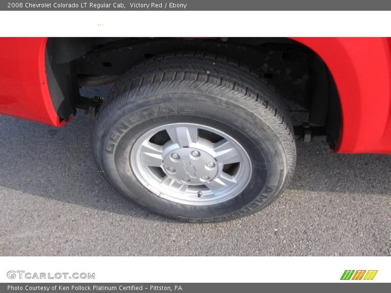 Victory Red / Ebony 2008 Chevrolet Colorado LT Regular Cab