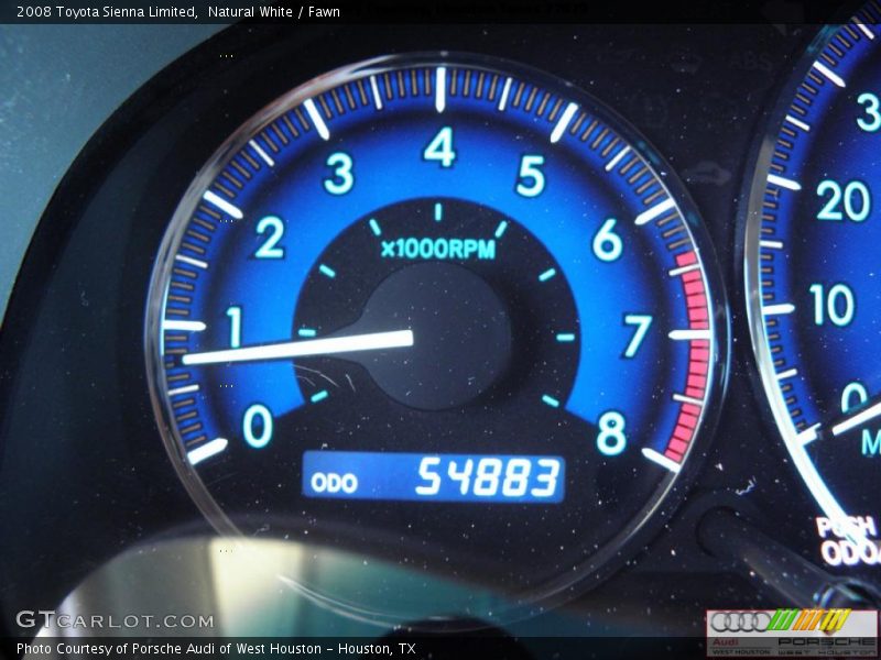 Natural White / Fawn 2008 Toyota Sienna Limited