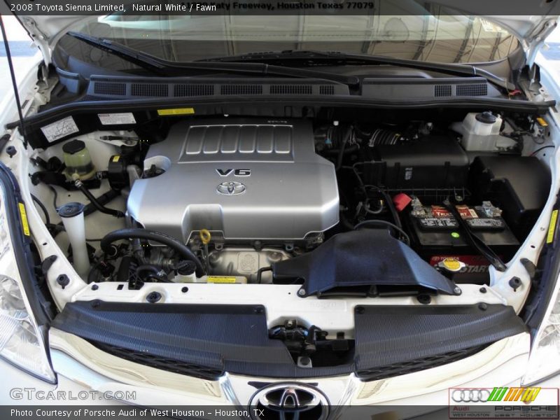 Natural White / Fawn 2008 Toyota Sienna Limited