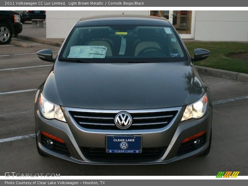 Light Brown Metallic / Cornsilk Beige/Black 2011 Volkswagen CC Lux Limited