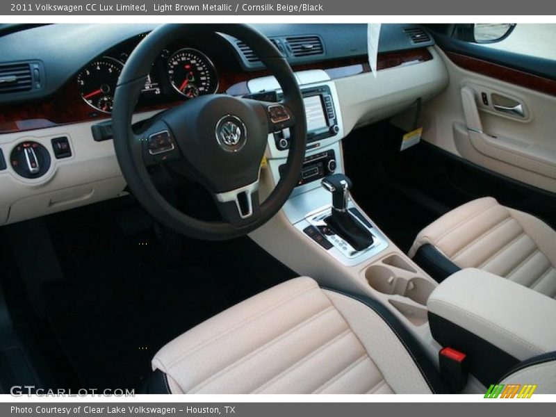 Cornsilk Beige/Black Interior - 2011 CC Lux Limited 