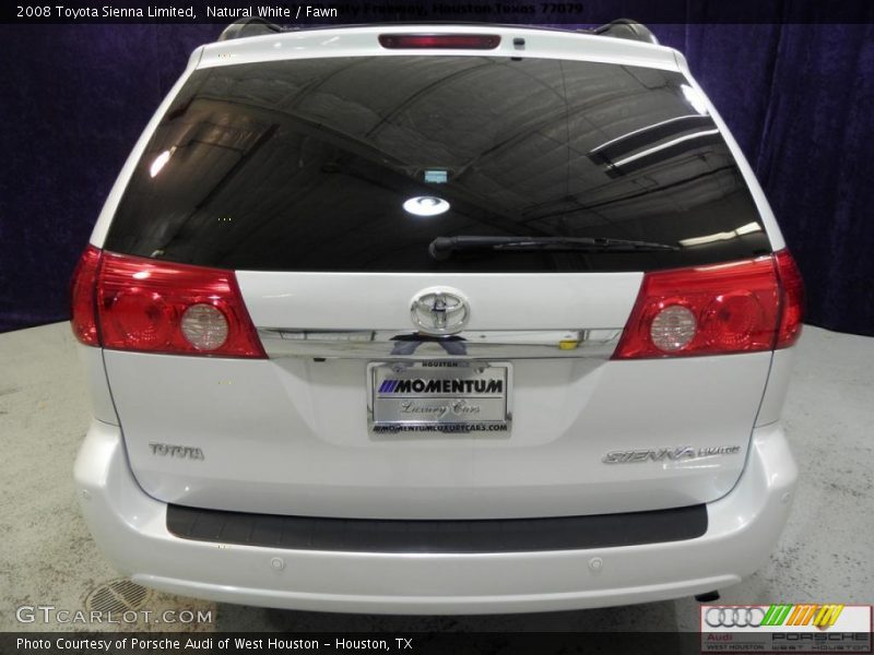 Natural White / Fawn 2008 Toyota Sienna Limited