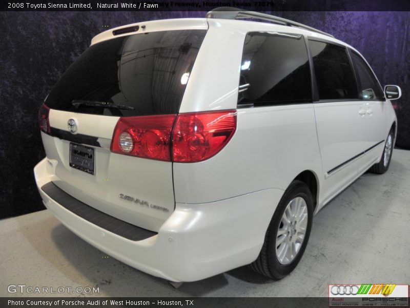 Natural White / Fawn 2008 Toyota Sienna Limited