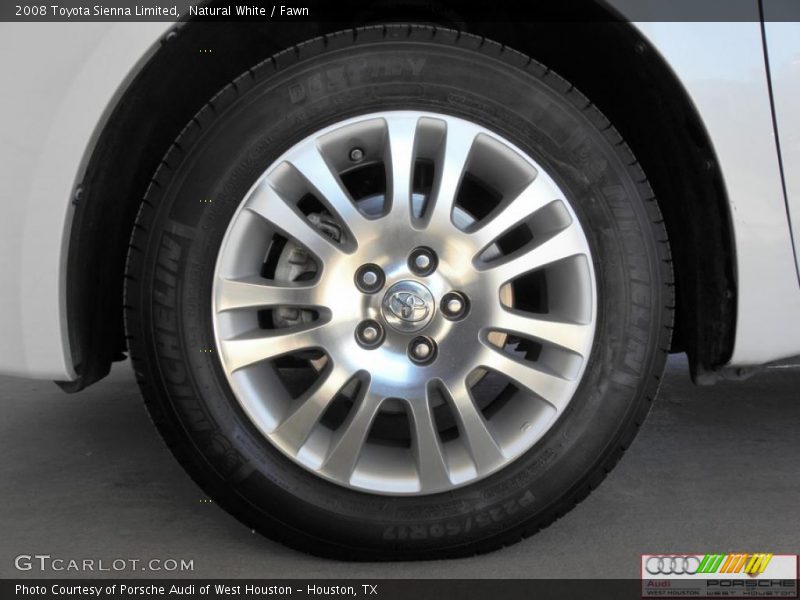 Natural White / Fawn 2008 Toyota Sienna Limited