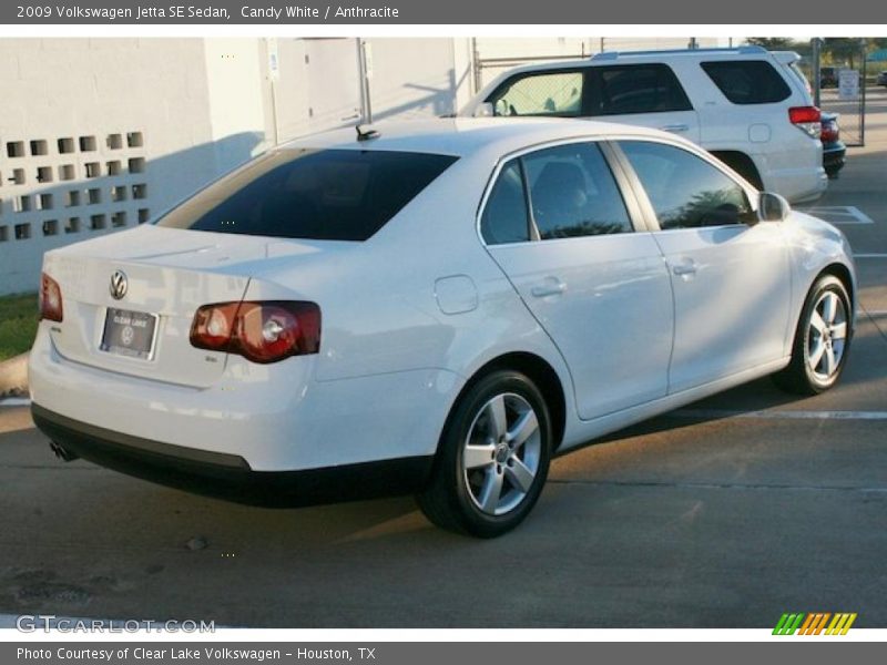 Candy White / Anthracite 2009 Volkswagen Jetta SE Sedan