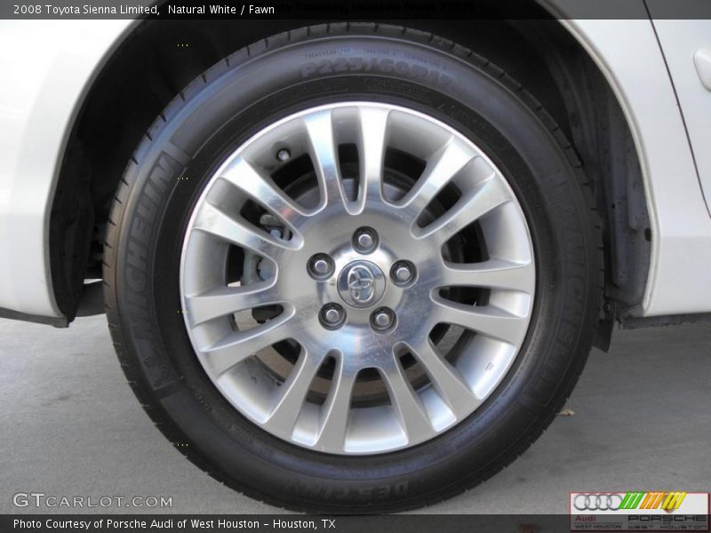 Natural White / Fawn 2008 Toyota Sienna Limited