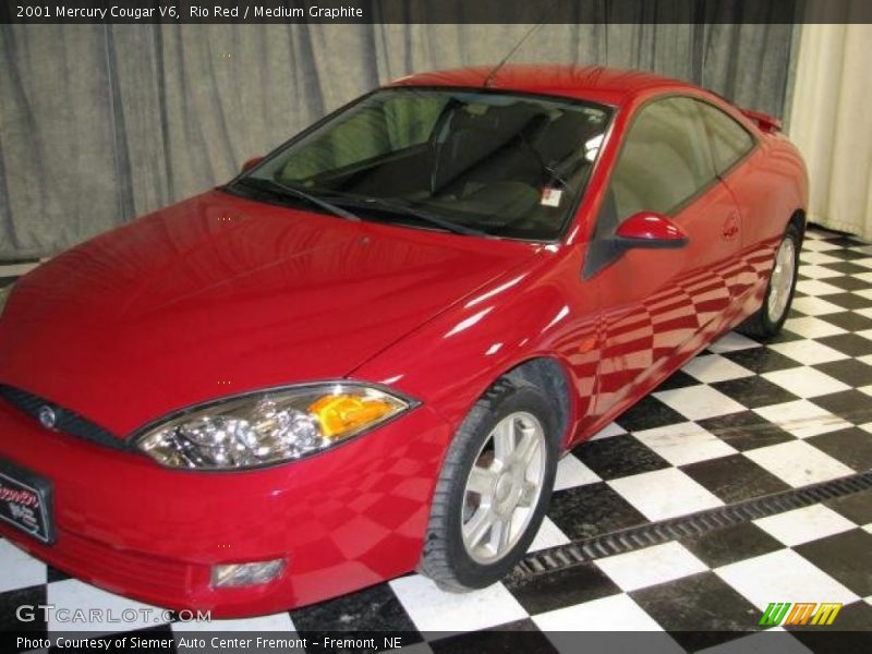 Rio Red / Medium Graphite 2001 Mercury Cougar V6